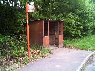 Bus Shelter, Landford Wood/A36 junction.